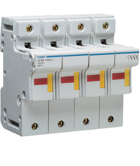 COUPE CIRCUIT 3P+N 50A 690V L5 1 ACCESSORIABLE 6MODULES
