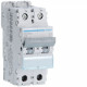 DISJONCTEUR 2P 6-10KA COURBE C - 10A 2MODULES