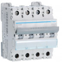 DISJONCTEUR 4P 6-10KA COURBE C 6A 4MODULES
