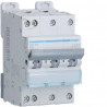 DISJONCTEUR 3P+N 6-10KA COURBE D 10A 3MODULES