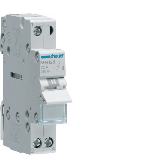 INVERSEUR MODULAIRE 1 POLE 25A