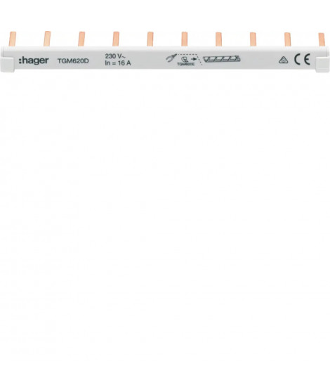 *BARRE DE PONTAGE 6MM² 10 CONTACTS POUR TXM620D