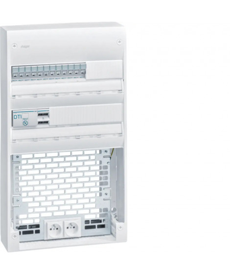 COFFRET VDI 2 RANGEES 36MODULE S+PLATINE GRADE 3TV