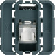 PRISE RJ45 GALLERY CAT.6 STP 2 MODULES INCLINE 45DEG