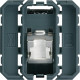PRISE RJ45 GALLERY CAT.6A STP 2MODULES INCLINE 45DEG