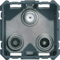 PRISE TV+FM+SAT GALLERY TRIPLE DIRECTE 1 ENTREE 2MODULES