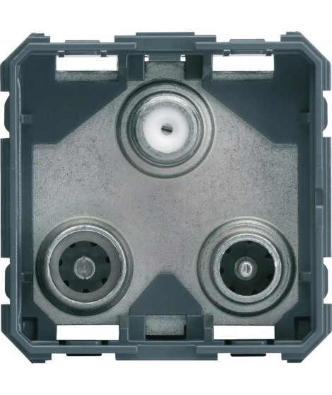 PRISE TV+FM+SAT GALLERY TRIPLE DIRECTE 2 ENTREES 2MODULES