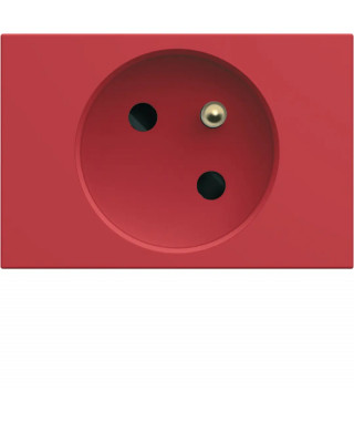 PRISE SPECIALE GOULOTTE GALLER Y 2P+T 16A ROUGE