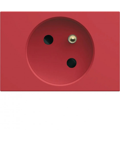 PRISE SPECIALE GOULOTTE GALLER Y 2P+T 16A ROUGE