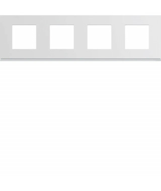 PLAQUE GALLERY PLASTIQUE INJEC TE 4POSTES HORIZ 71MM PURE