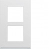 PLAQUE GALLERY PLASTIQUE INJEC TE 2POSTES VERT 57MM PURE