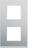 PLAQUE GALLERY 2POSTES VERTICA LE 71MM PLACAGE ALUMINIUM