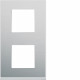 PLAQUE GALLERY 2POSTES VERTICA LE 71MM PLACAGE ALUMINIUM