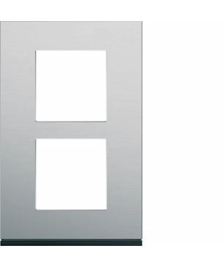 PLAQUE GALLERY 2POSTES VERTICA LE 57MM NATURALALU