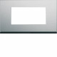 PLAQUE GALLERY 4MODULES ENTRAX E 57MM NATURALALU