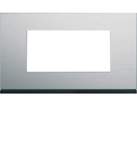 PLAQUE GALLERY 4MODULES ENTRAX E 57MM NATURALALU