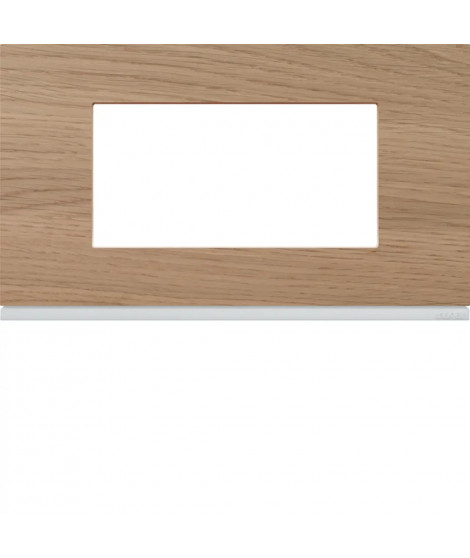 PLAQUE GALLERY 4 MODULES ENTRAXE 57MM MATIERE OAK WOOD