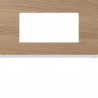 PLAQUE GALLERY 4 MODULES ENTRAXE 57MM MATIERE OAK WOOD