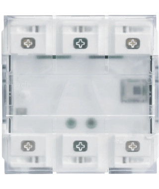 *2 BOUTONS POUSSOIRS KNX LED+IR GALLERY