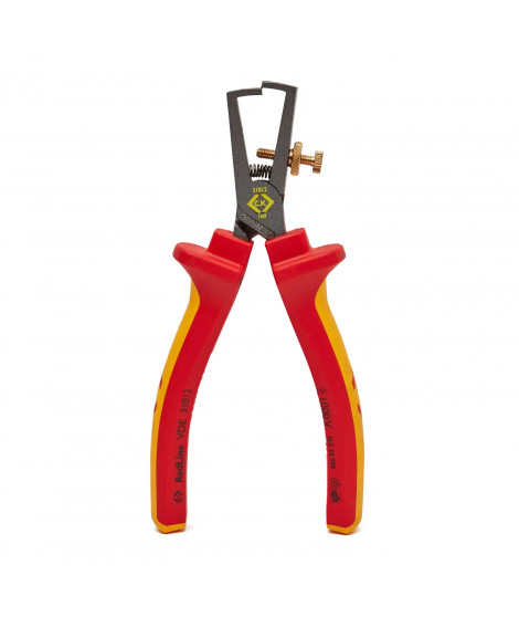 PINCE A DENUDER REDLINE 1000V (ROUGE) 160MM