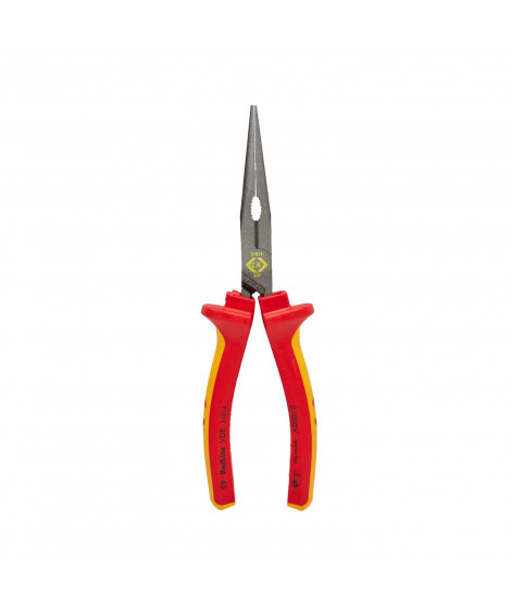 PINCE A BECS DEMI RONDS REDLIN E 1000V (ROUGE) 200MM