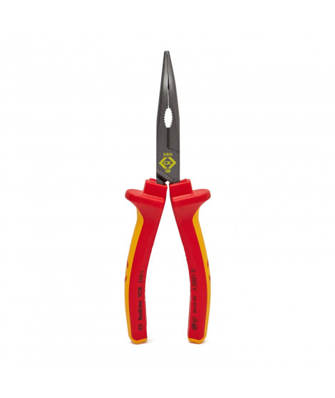 PINCE A BEC DEMI-RONDS COUDE A 45DEG REDLINE 1000V RGE 200MM