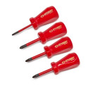 JEU DE 4 TOURNEVIS STUBBY VDE SLIM