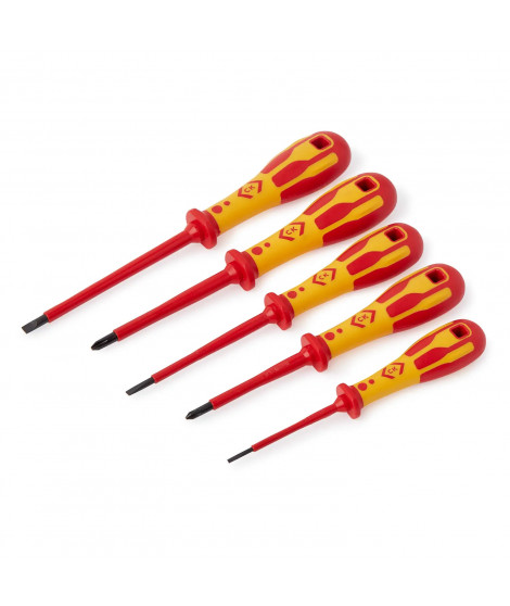 JEU DE 6 TOURNEVIS DEXTRO VDE (FENTE ET PH)