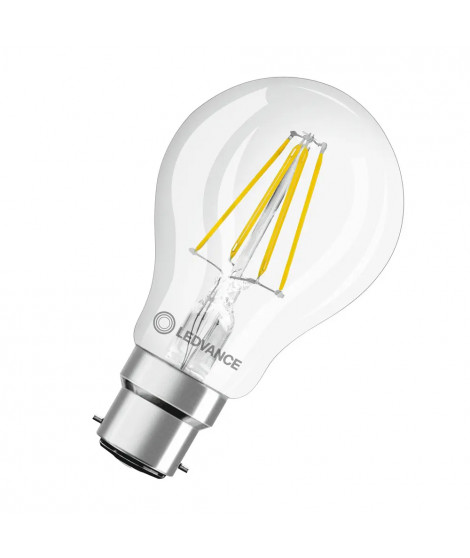 LED CLASSIC LEDVANCE PERFORMANCE CLB60 VERRE 300° B22D 6