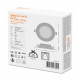 DL SLIM ROND 105 6W/4000K BLC IP20