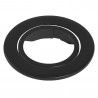 LDV SPOT RECOUVRABLE ORIENTABLE - COLLERETTE NOIRE RONDE Ø81MM LEDVANCE