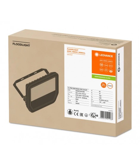 PROJ PFM 50W/4000K SYM 100 BLA NC
