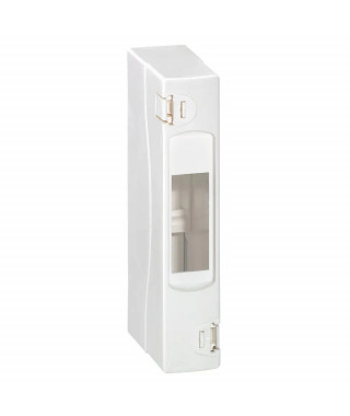 Coffret cache-bornes 1 module - blanc RAL9003