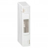 Coffret cache-bornes 1 module - blanc RAL9003