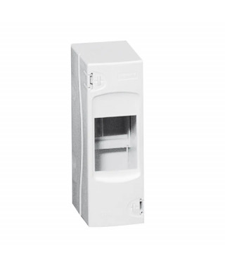 Coffret cache-bornes 2 modules - blanc RAL9003