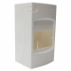 Coffret cache-bornes 4 modules - blanc RAL9003