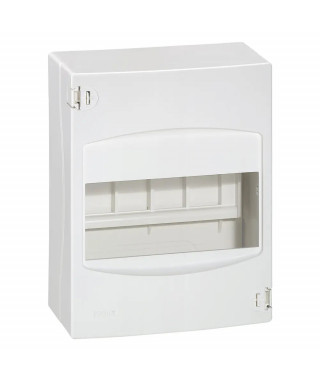 Coffret cache-bornes 6 modules - blanc RAL9003