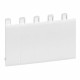 Obturateur 5 modules séparable- Blanc RAL9003