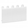 Obturateur 5 modules séparable- Blanc RAL9003