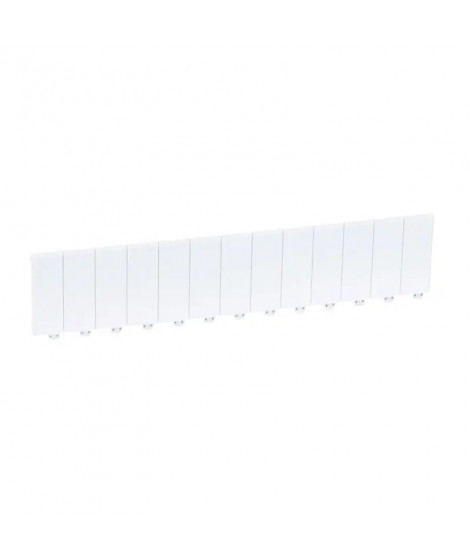 Obturateur - 13 modules - finition blanc RAL9003