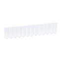 Obturateur - 13 modules - finition blanc RAL9003
