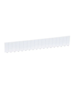 Obturateur - 18 modules -finition blanc RAL9003
