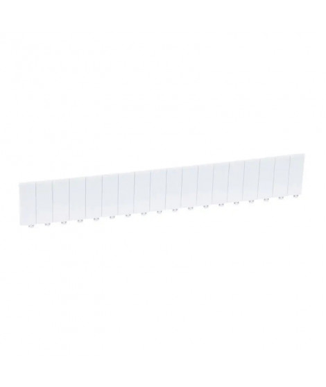 Obturateur - 18 modules -finition blanc RAL9003