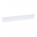 Obturateur - 18 modules -finition blanc RAL9003