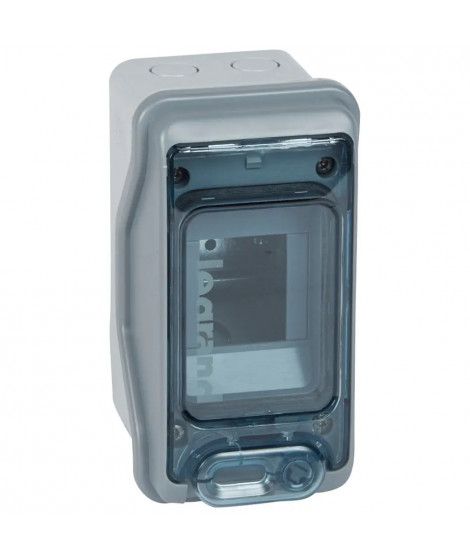 Coffret étanche Plexo³ 2+1 modules IP65 IK09 - Gris