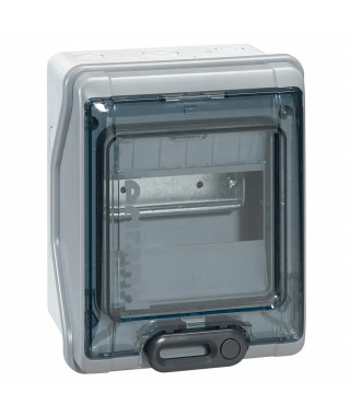 Coffret étanche Plexo³ 6 modules avec embouts prémontés perforation directe