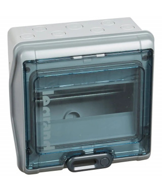 Coffret étanche Plexo³ 8 modules avec embouts prémontés perforation directe