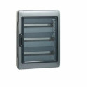 Coffret étanche Plexo³ 3x12 modules avec embouts perforation directe prémontés