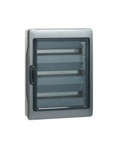Coffret étanche Plexo³ 3x18 modules avec embouts perforation directe prémontés