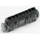 Bornier de répartition isolé IP2X phase - 8x1